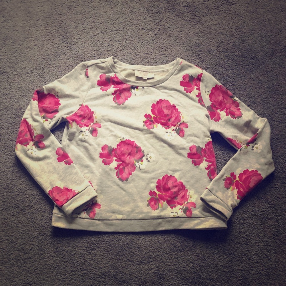 Loft Peony Sweatshirt